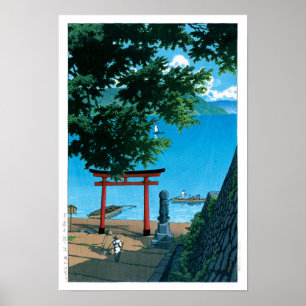 Poster ukiyoe - hasui - No.32 Chuzenji, Utagahama -