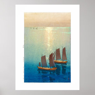 Poster ukiyoe - Yoshida - 01 - Mar Glittering