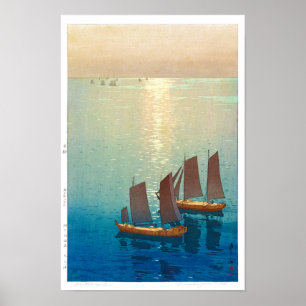 Poster ukiyoe - Yoshida - 01 - Mar Glittering