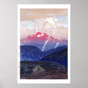 Poster ukiyoe - Yoshida - 10 - Manhã, no Monte Tsurugi -