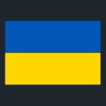 Poster Ukrainian flag.<br><div class="desc">Ukrainian flag. Poster.</div>