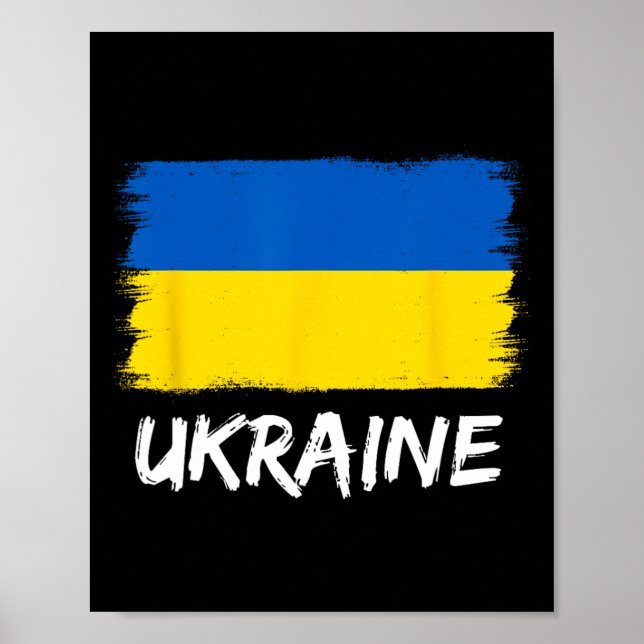 Poster Ukrainian Flag Ukraine 3  (Frente)