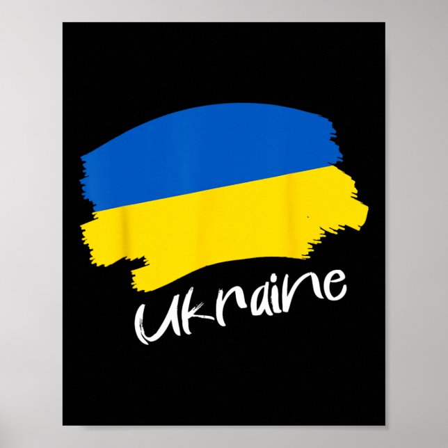 Poster Ukrainian Flag Ukraine 4  (Frente)