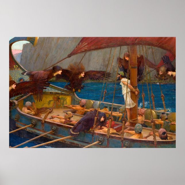 Póster Ulisses e as Sirens (Frente)