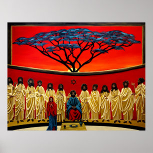 Póster Última ceia de Rasta