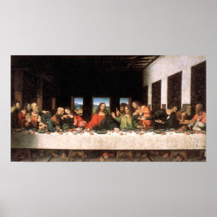 Poster Última Ceia (restaurada)