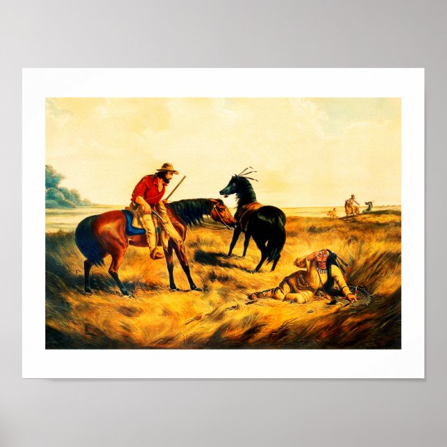 Póster Última guerra, nativo americano (Frente)