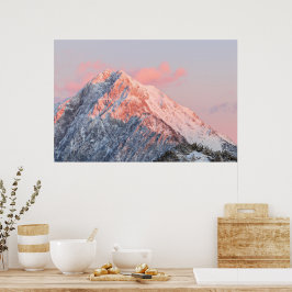 Poster Última luz do sol no monte Storžič, Eslovênia