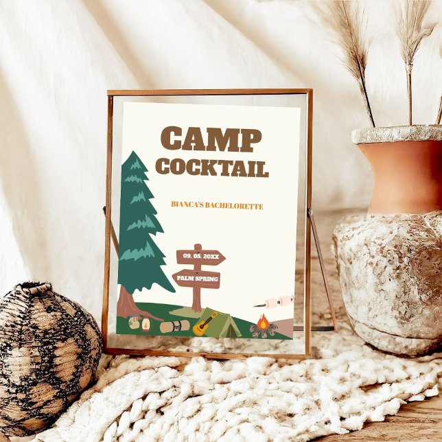 Poster Última Trilha Antes Do Sinal De Cocktail Do Campo  (Criador carregado)