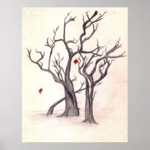 Póster Últimas Folhas do outono