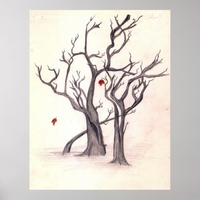 Póster Últimas Folhas do outono (Frente)