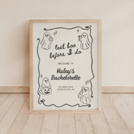 Poster Último Boo antes de dar boas vindas ao Halloween B