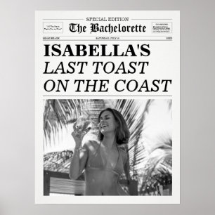 Poster Último Brinde De Folha Na Costa