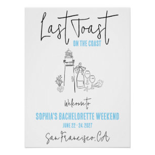 Póster Último brinde na despedida de solteira na costa