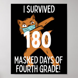 Poster Último Dia Da Escola 180 Dias Mascarados Do Quarto