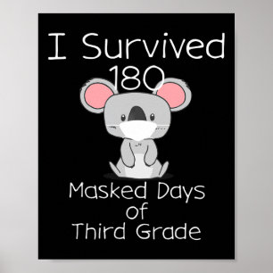 Poster Último Dia Da Escola 180 Dias Mascarados Do Tercei