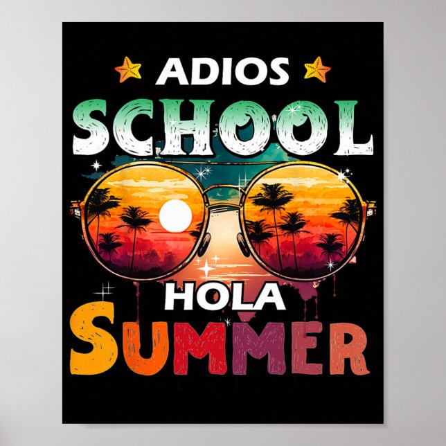 Poster Último Dia Da Escola Fora Para Meninas De Professo (Frente)