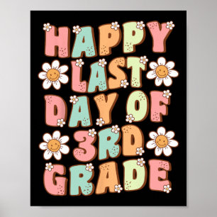 Poster Último Dia Da Groovy De 3º Grau