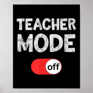 Poster Último Dia de Escola Dizendo: Professores Engraçad