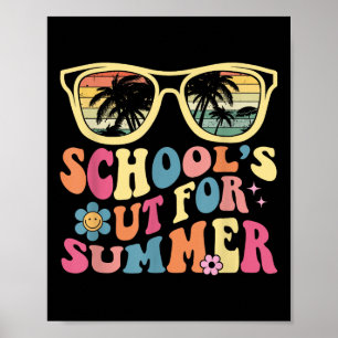 Poster Último Dia De Escolas De Professores Retroristas P
