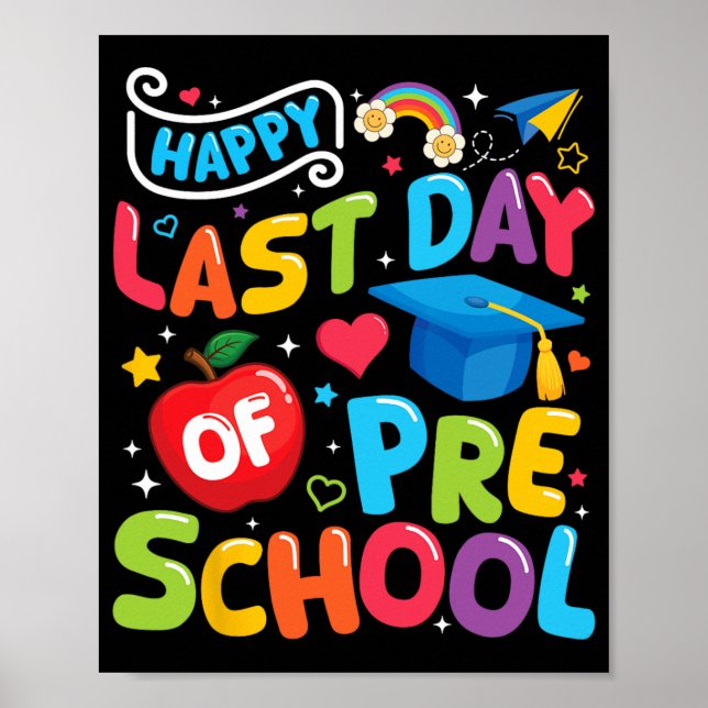 Poster Último Dia De Estudantes Pré-Escolares (Frente)
