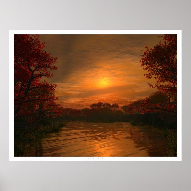 Póster Último Dourado (Frente)