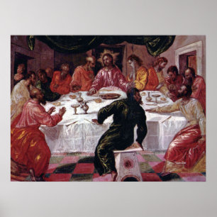 Poster Último jantar - El Greco - c1595