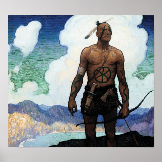 Póster Último mohican (Frente)