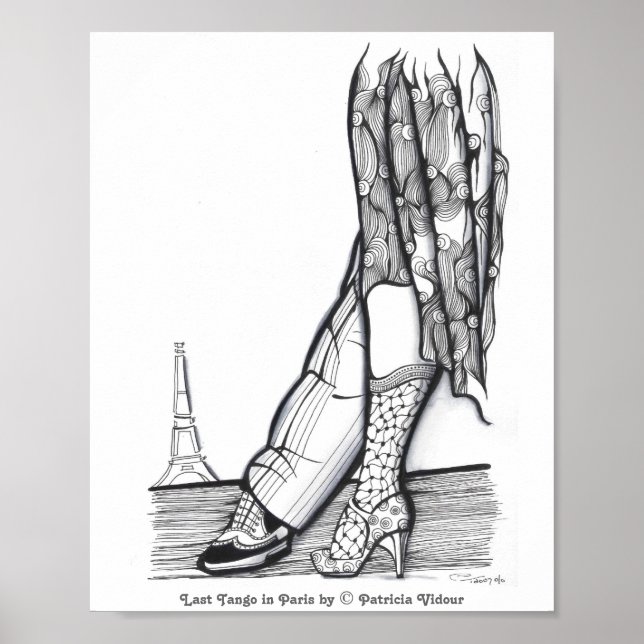 Póster Último Tango em Paris (Frente)