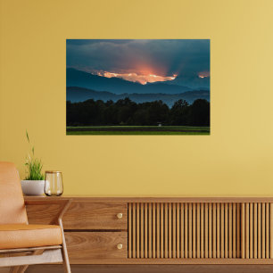 Poster Últimos raios de sol antes do pôr do sol