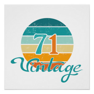 Póster Ultrassado 71 Vintage