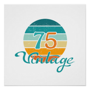 Póster Ultrassado 75 Vintage