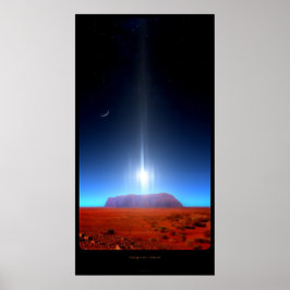 Póster Uluru mágico