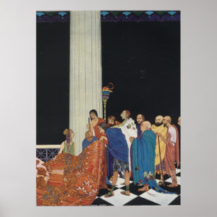 Póster Ulysses no palácio de Circe