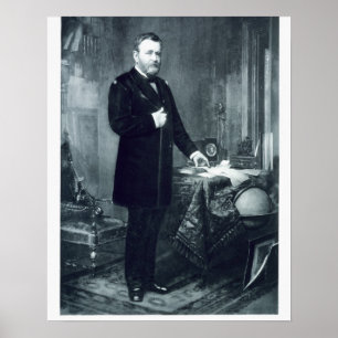 Poster Ulysses S. Grant, 18o presidente do Sta unido