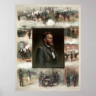 Poster Ulysses S. Grant Montagem