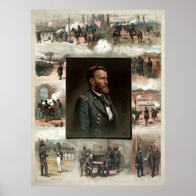 Poster Ulysses S. Grant Montagem (Frente)