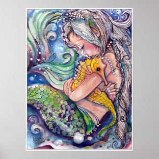 Poster Um abraço por dia, Sereia e Cavalo-da-Seaheira