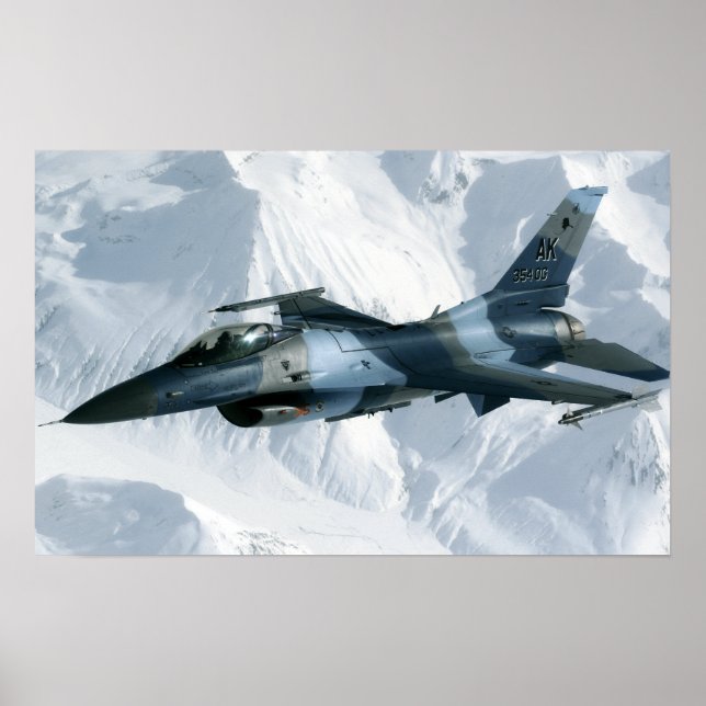 Póster Um agente F-16 (Frente)