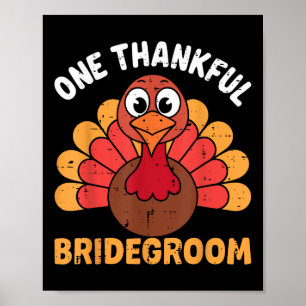 Poster Um agradecido Bridegroom Turquia Engraçado Ação de