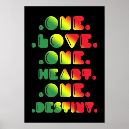 POSTER UM AMOR, UM CORAÇÃO, UM DESTINO