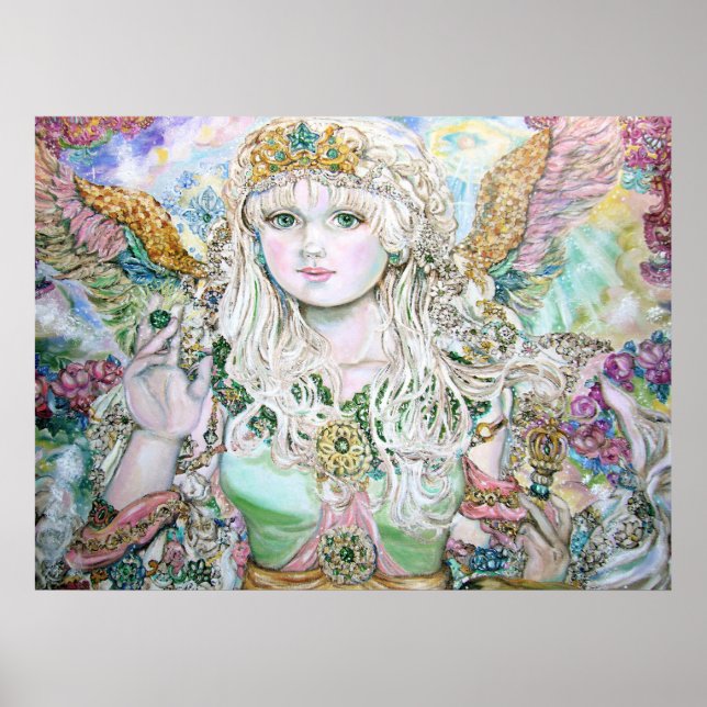 Póster Um anjo esmeralda. (Frente)