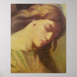 Poster Um anjo, estudo para o Monte das Oliveiras, 1840