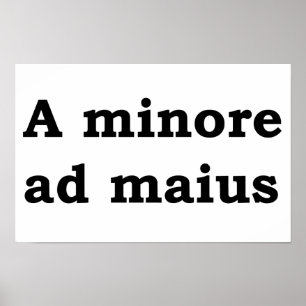 Poster Um anúncio de minore