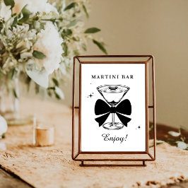 Poster Um Bar de aniversário Martini mais velho, bar de b