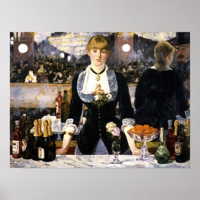 Poster Um bar no Folies-Bergere (Frente)