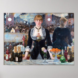 Poster Um Bar no Folies-Bergere, Manet