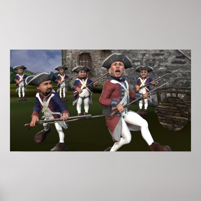 Poster Um Bayonet Ao Gluteus Magoa-Se Ao Máximo - Sm (Frente)