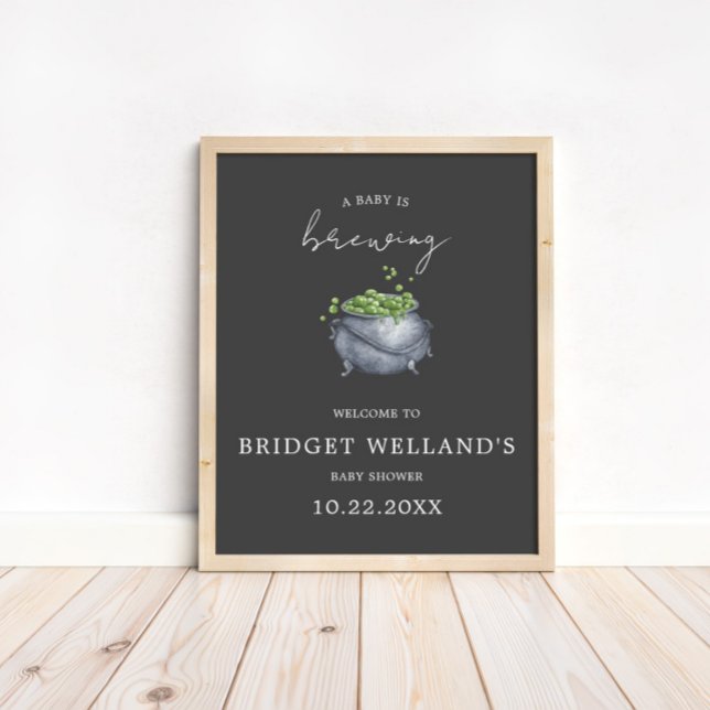 Poster Um Bebê está criando o Halloween | (Available for print and instant digital download!)