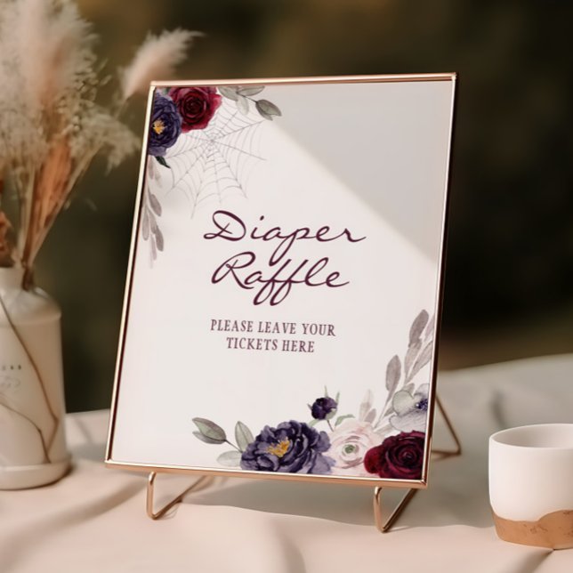 Poster Um Bebê Está Fazendo Fralda De Halloween Raffle (Criador carregado)